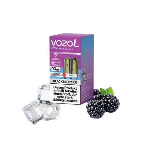 Vozol Neon Plug Max Pod – Blackberry Ice