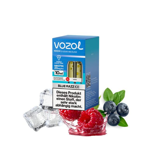 Vozol Neon Plug Max Pod – Blue Razz Ice