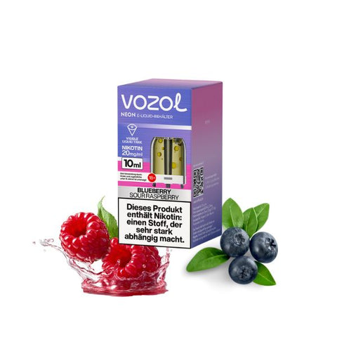 Vozol Neon Plug Max Pod – Blueberry Sour Raspberry