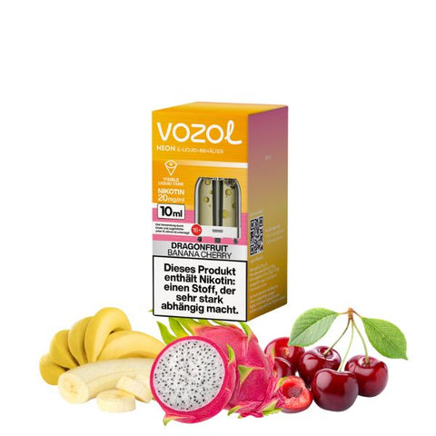 Vozol Neon Plug Max Pod – Dragonfruit Banana Cherry