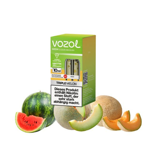 Vozol Neon Plug Max Pod – Triple Melon