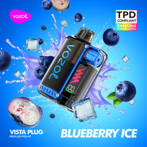 Vozol Vista Plug 15K (TPD) BLUEBERRY ICE