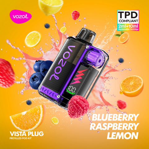 Vozol Vista Plug 15K (TPD) BLUEBERRY RASPBERRY LEMON