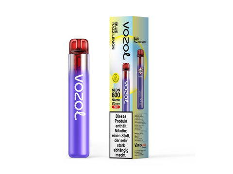 Vozol Neon 800 Blue Razz Lemon