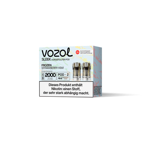 Vozol Sleek Frozen Strawberry Kiwi Vorgefüllte Pods 2x 2ml