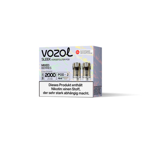 Vozol Sleek Mixed Berries Vorgefüllte Pods 2x 2ml