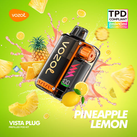 Vozol Vista Plug 15K (TPD) PINEAPPLE LEMON