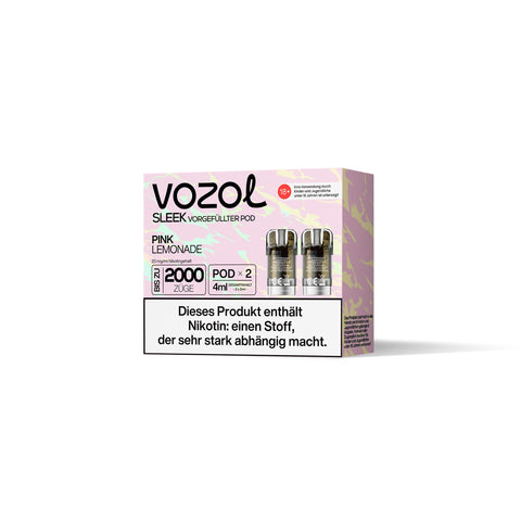 Vozol Sleek Pink Lemonade Vorgefüllte Pods 2x 2ml