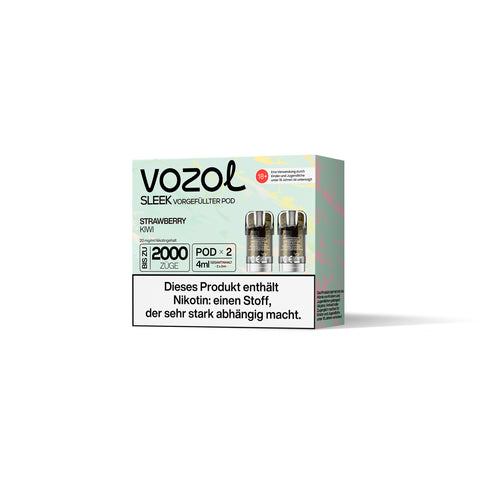 Vozol Sleek Strawberry Kiwi Vorgefüllte Pods 2x 2ml