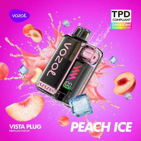 Vozol Vista Plug 15K (TPD) PEACH ICE