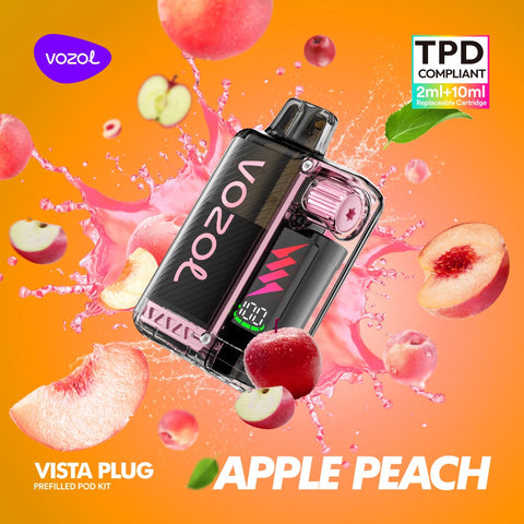 Vozol Vista Plug 15K (TPD) APPLE PEACH