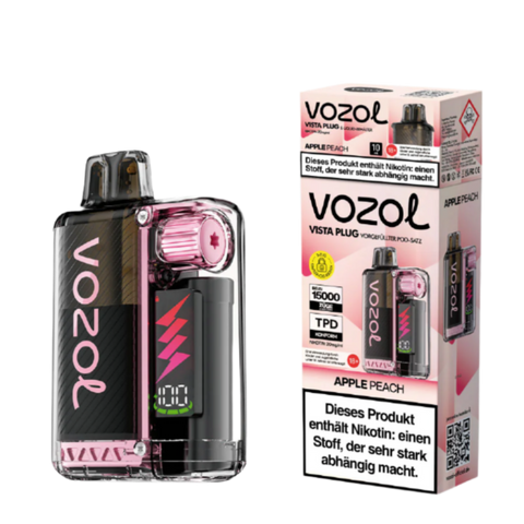 Vozol Vista Plug 15K (TPD) APPLE PEACH