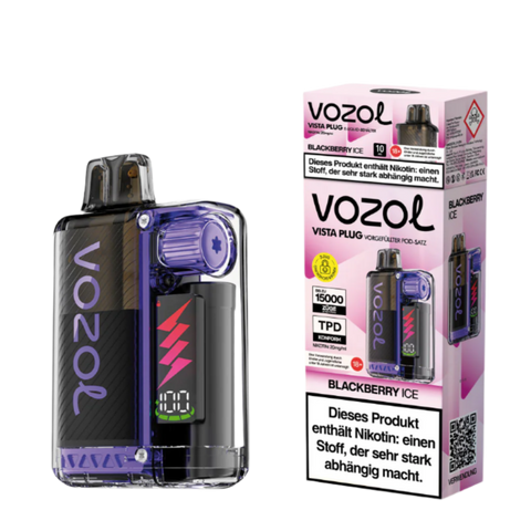 Vozol Vista Plug 15K (TPD) BLACKBERRY ICE