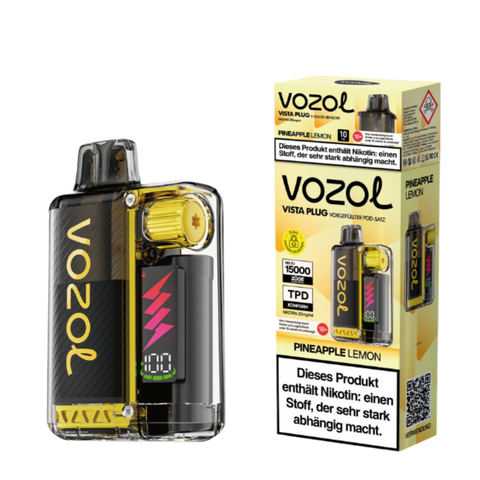 Vozol Vista Plug 15K (TPD) PINEAPPLE LEMON